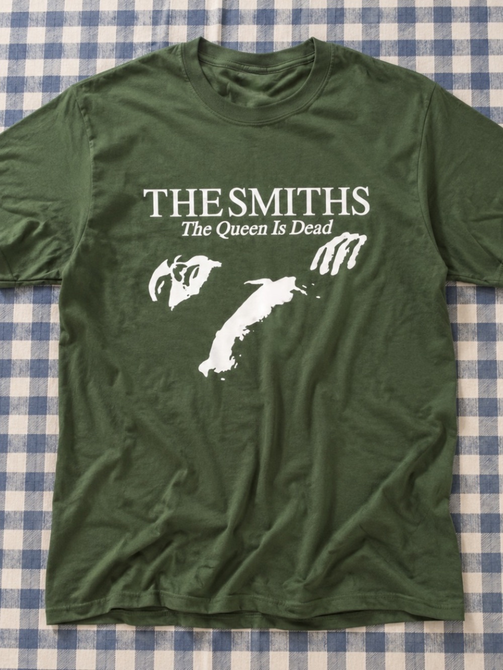 The Smiths 'The Queen Is Dead' Gildan T-Shirt Green Graphic Tee